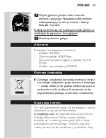 Предварительный просмотр 81 страницы Philips HQ7100 User Manual