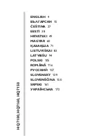 Предварительный просмотр 1 страницы Philips HQ7150 User Manual