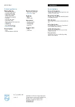 Preview for 2 page of Philips HQ7200 Specifications