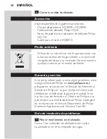 Preview for 26 page of Philips HQ7200 User Manual