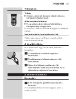 Preview for 59 page of Philips HQ7310 User Manual