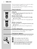 Предварительный просмотр 4 страницы Philips HQ7360 User Manual