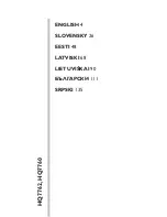 Preview for 1 page of Philips HQ7760 User Manual