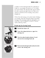 Preview for 17 page of Philips HQ7760 User Manual