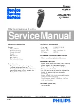 Preview for 1 page of Philips HQ7820 Service Manual