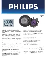 Предварительный просмотр 1 страницы Philips HQ8/3P Replacement Manual