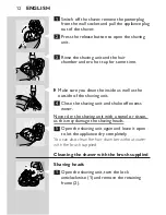 Preview for 10 page of Philips HQ8160CC User Manual