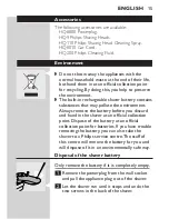 Preview for 13 page of Philips HQ8160CC User Manual
