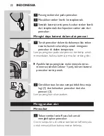 Preview for 20 page of Philips HQ8160CC User Manual