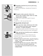 Preview for 23 page of Philips HQ8160CC User Manual