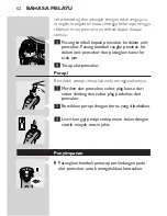 Preview for 60 page of Philips HQ8160CC User Manual