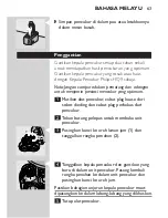 Preview for 61 page of Philips HQ8160CC User Manual