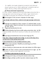 Предварительный просмотр 65 страницы Philips HQ8260 User Manual