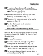 Preview for 25 page of Philips HQ904 User Manual