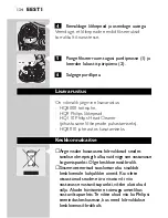 Предварительный просмотр 132 страницы Philips HQ9140 User Manual