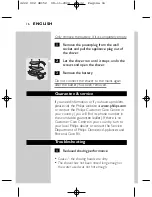 Preview for 14 page of Philips HQ9160 User Manual