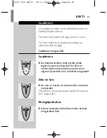 Preview for 63 page of Philips HQ9160 User Manual