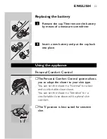 Предварительный просмотр 9 страницы Philips HQ9170 User Manual