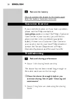 Предварительный просмотр 18 страницы Philips HQ9170 User Manual