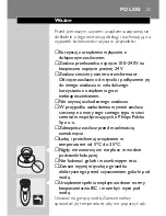 Предварительный просмотр 21 страницы Philips HQ9170 User Manual