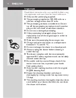 Preview for 2 page of Philips HQ9190CC2 User Manual