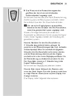 Preview for 23 page of Philips HQ9190CC2 User Manual