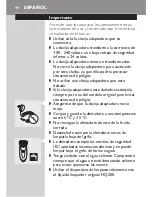 Preview for 42 page of Philips HQ9190CC2 User Manual