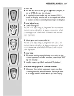 Preview for 105 page of Philips HQ9190CC2 User Manual