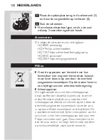 Preview for 118 page of Philips HQ9190CC2 User Manual