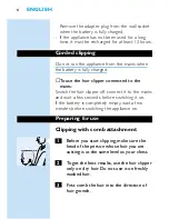 Preview for 4 page of Philips HQC483 Directions For Use Manual