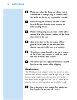 Preview for 6 page of Philips HQC483 Directions For Use Manual