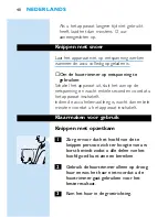 Preview for 38 page of Philips HQC483 Directions For Use Manual