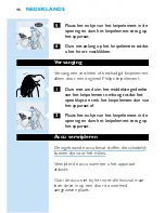 Preview for 44 page of Philips HQC483 Directions For Use Manual