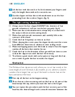 Preview for 106 page of Philips HQC483 Directions For Use Manual