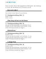 Preview for 116 page of Philips HQC483 Directions For Use Manual