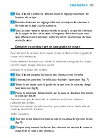 Preview for 121 page of Philips HQC483 Directions For Use Manual