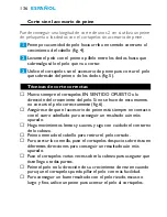 Preview for 134 page of Philips HQC483 Directions For Use Manual