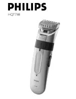 Philips HQT788 Instructions For Use Manual preview