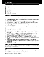 Preview for 6 page of Philips HR 1700 User Manual