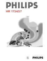 Philips HR 1734 User Manual preview