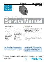 Preview for 1 page of Philips HR 6325 Service Manual