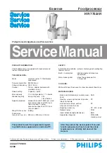 Philips HR 7753/01 Service Manual preview
