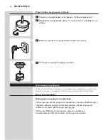 Предварительный просмотр 30 страницы Philips HR1050 Manual