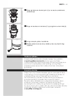 Предварительный просмотр 77 страницы Philips HR1050 Manual