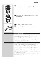 Предварительный просмотр 115 страницы Philips HR1050 Manual