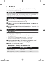 Preview for 8 page of Philips HR1311 Manual