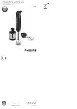 Philips HR1328 Quick Start Manual preview