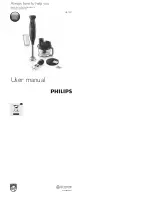 Preview for 1 page of Philips HR1337 User Manual