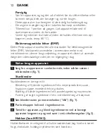 Предварительный просмотр 12 страницы Philips HR1341 User Manual