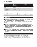 Preview for 42 page of Philips HR1341 User Manual